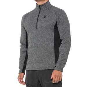 Spyder Outbound Half Zip Stryke Pullover Knit Sweater Fleece Jacket Sweatshirt L